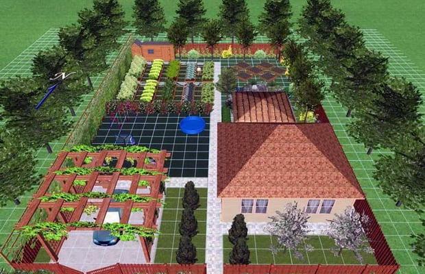 Планиране на градината на парцела: примери и съвети